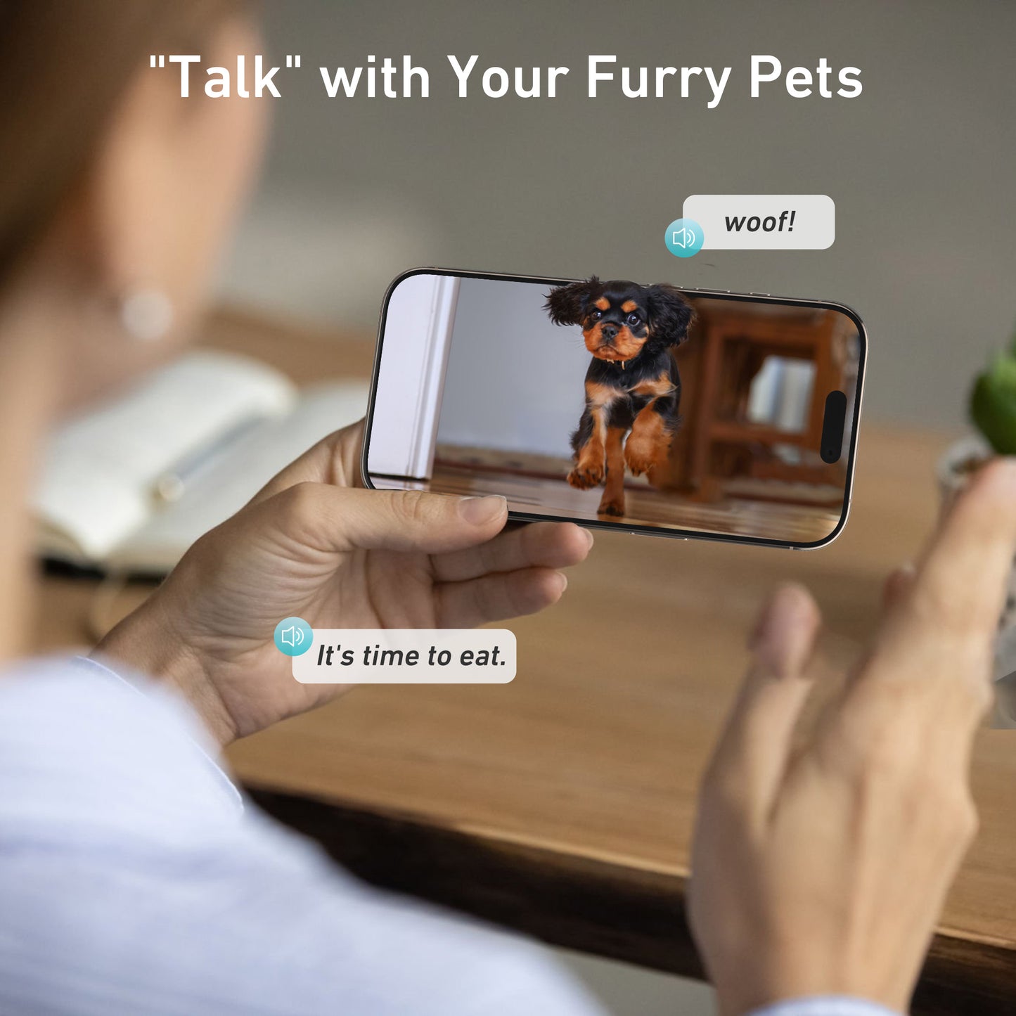 Automatic Dog Feeder with Camera Rotation - 8L/34 Cups Auto Cat Feeder, 1080P Video with Night Vision, 5G WiFi Pet Feeder with App, Voice Record, 2-Way Talk, Cat Food Dispenser with Blockage Reminder